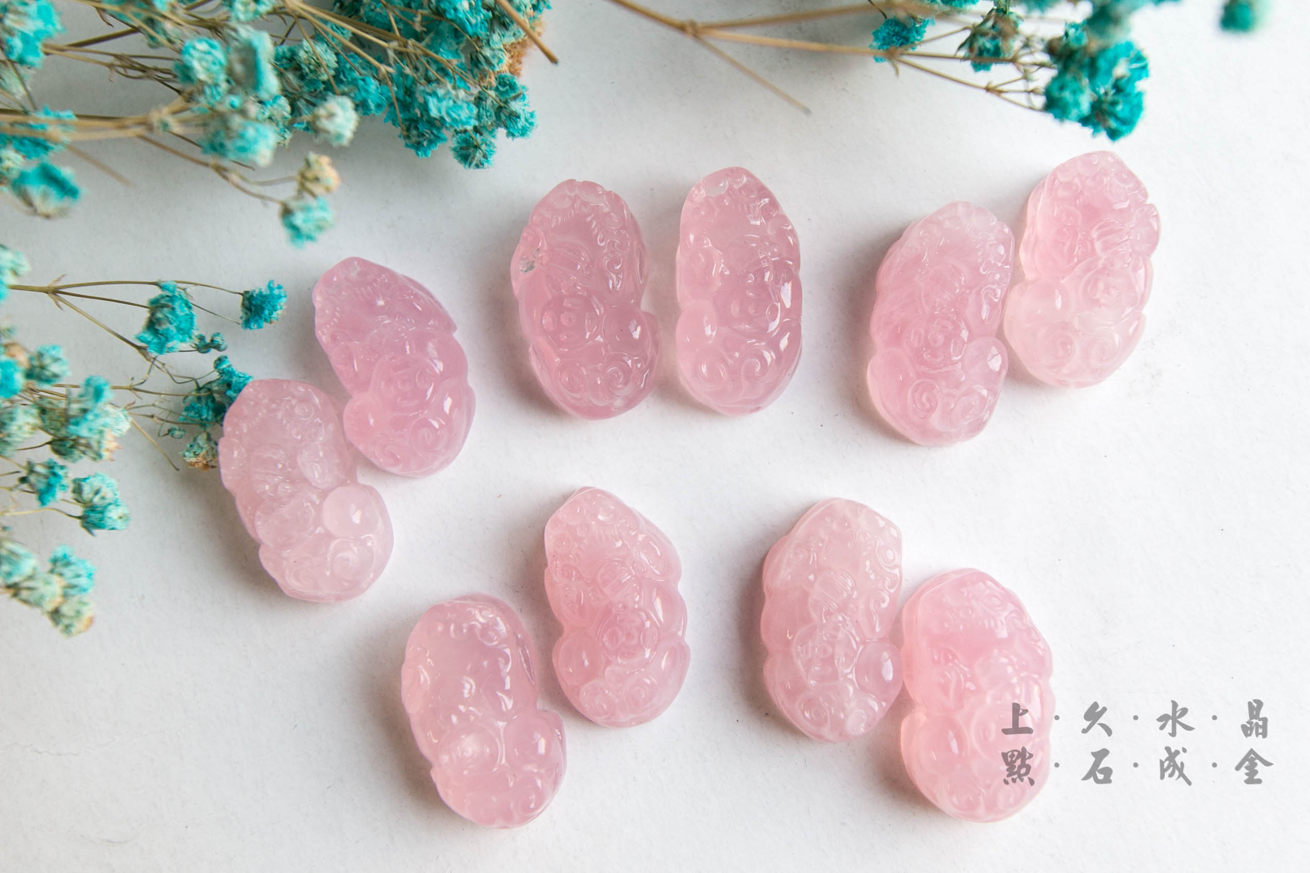 粉晶貔貅(對)