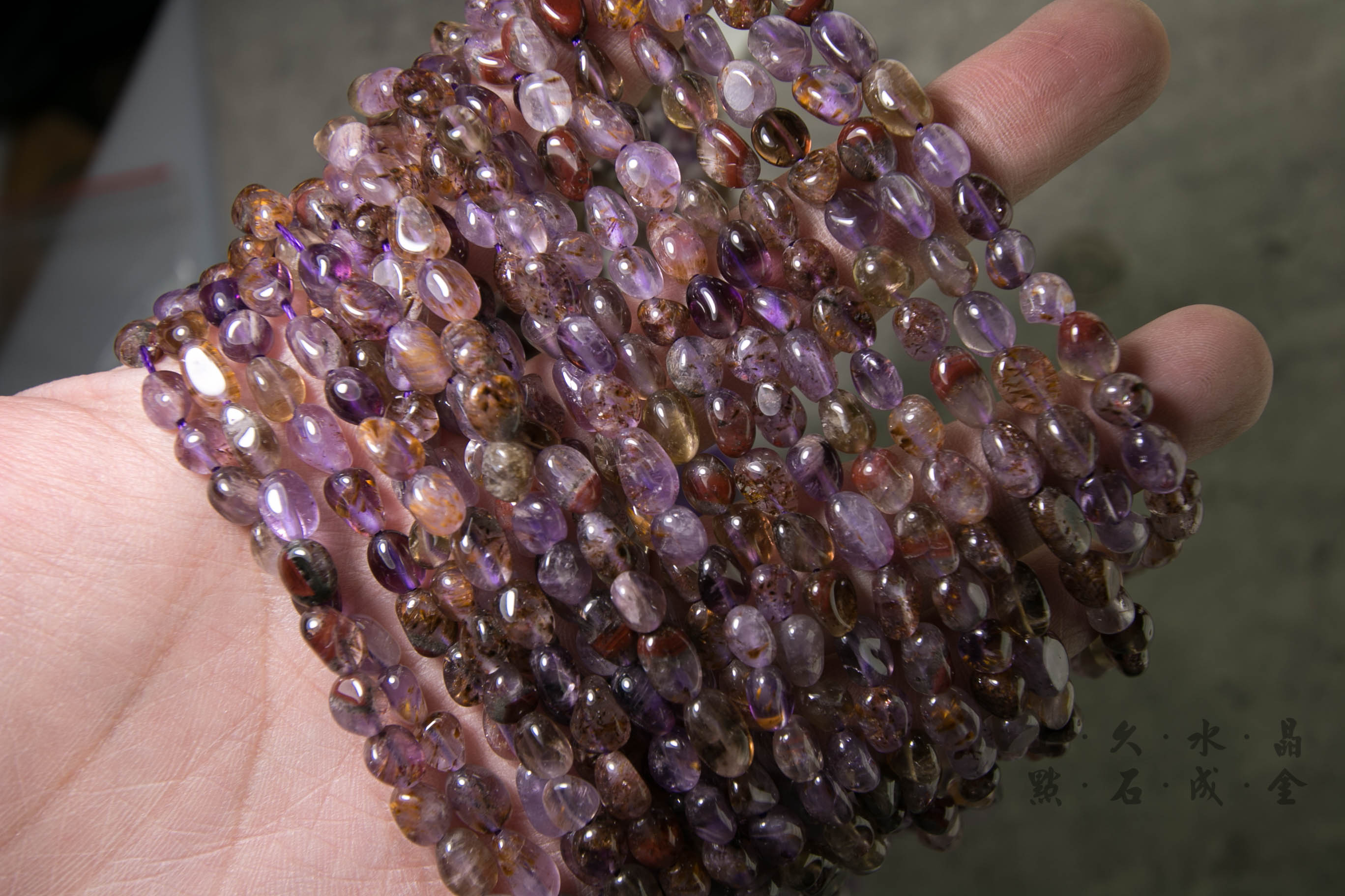 紫鈦23輪隨型條珠