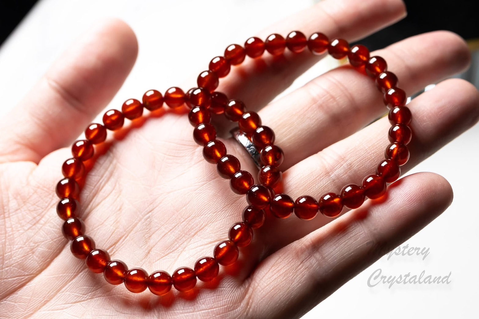 石榴石手珠6.8mm