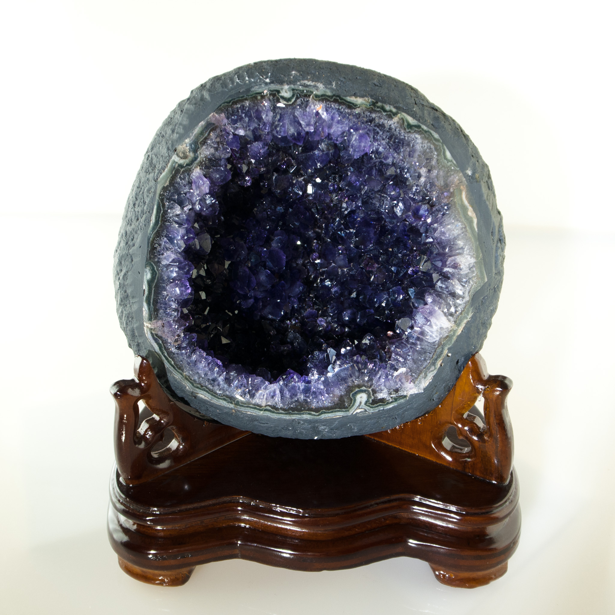 烏拉圭紫水晶洞(圓型)