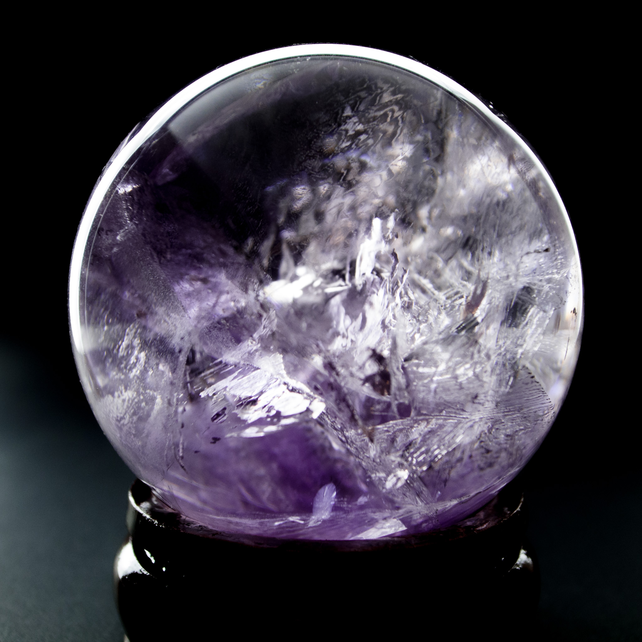 頂級清透紫水晶球
