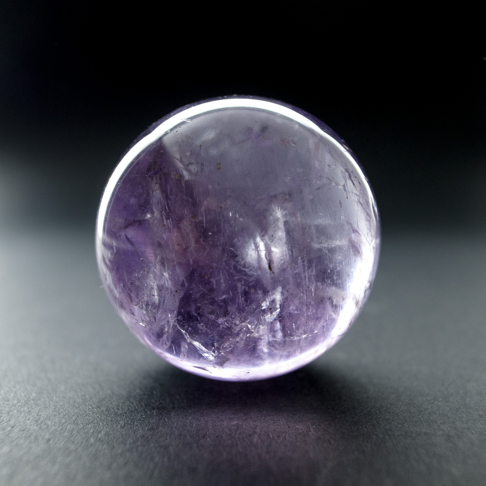 頂級小巧清透紫水晶球