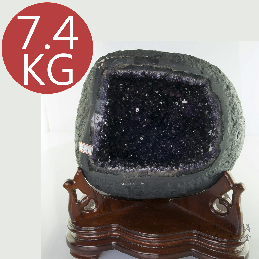 烏拉圭紫晶洞7.4公斤