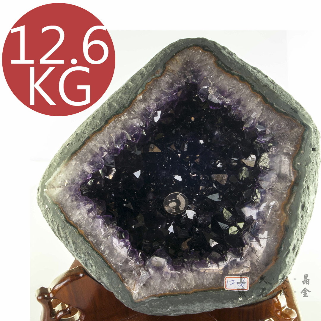 烏拉圭紫晶洞12.6公斤